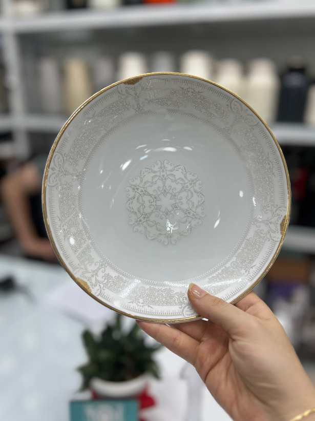 خورشت خوری گود چینی لورین طرح عرفان شش عدد