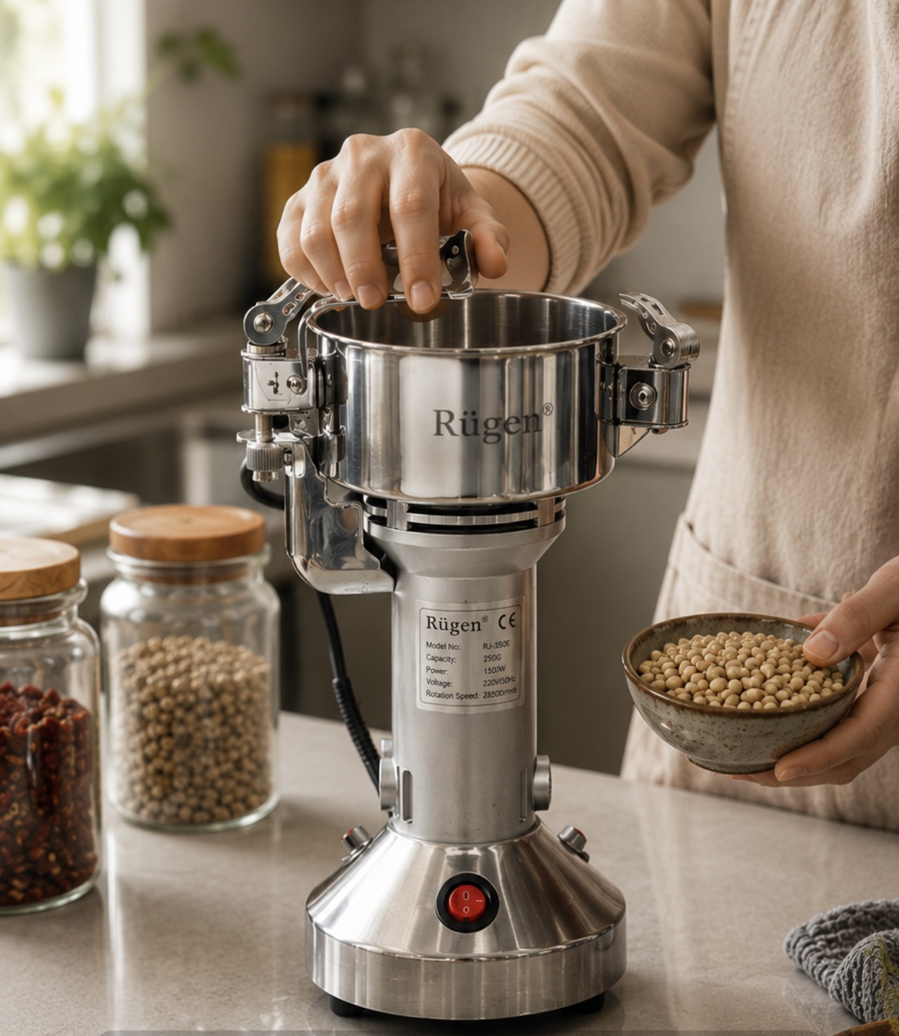 آسیاب نیمه صنعتی روگن مدل RU-2850